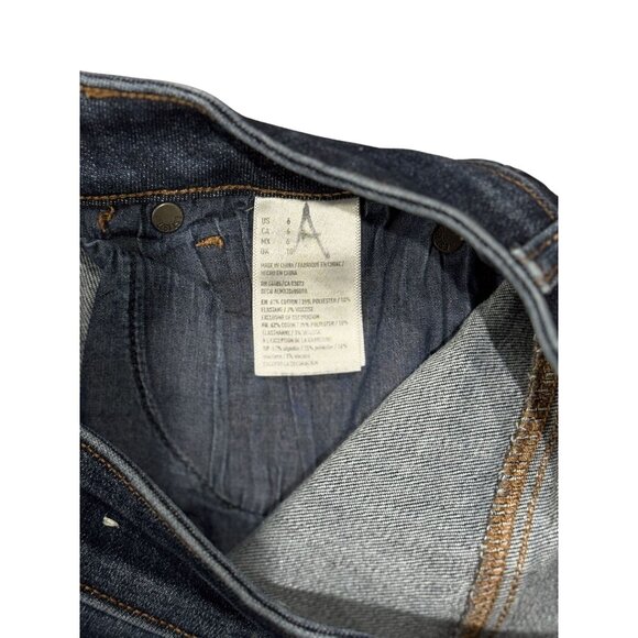 American Eagle Size 6 Next Level Stretch X High-Waisted Shortie Denim Comfort - Picture 7 of 8